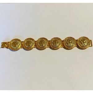 Gianni Versace Vintage Medusa Bracelet Gold
